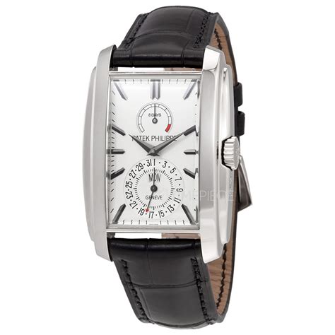 patek philippe mens gondolo 5200g|Patek Philippe Gondolo Silver White Dial 18K White Gold Men.